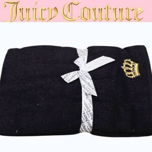 Juicy Couture Home 3-Piece Crown Logo Bath Towel & Hair Wrap Set